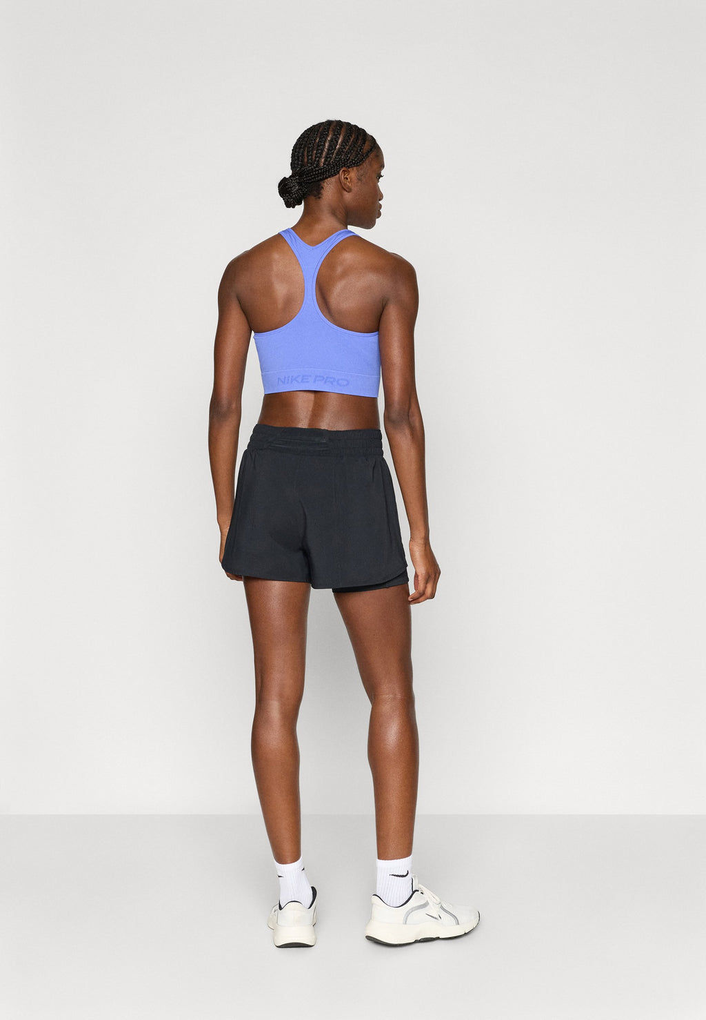 ONE SHORT - 2-in-1 shorts - black/white