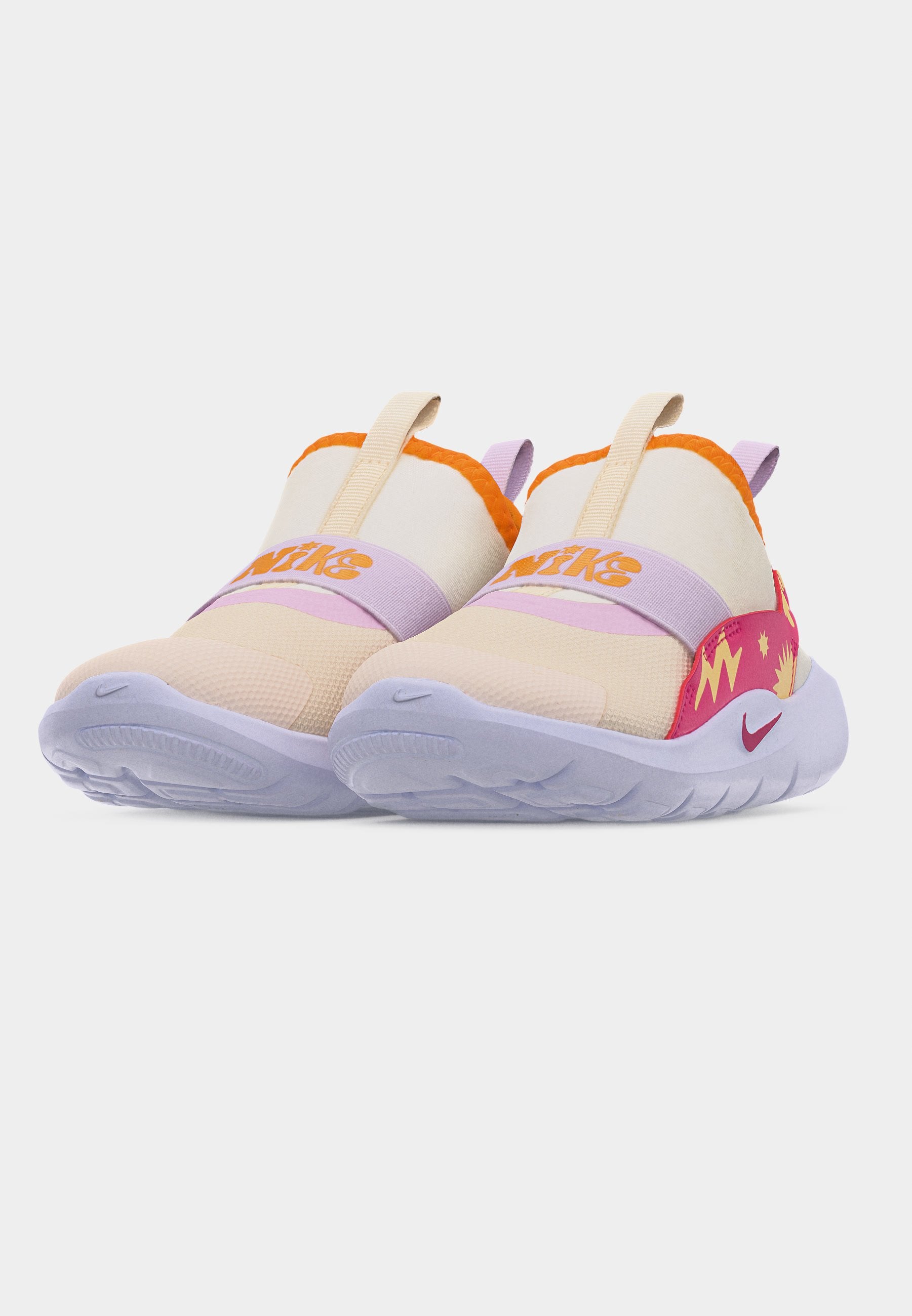 FLEX RUNNER 4 SE UNISEX - Road running shoes - chalk/desert pink/sundial/tangerine tint/bleached lilac/white