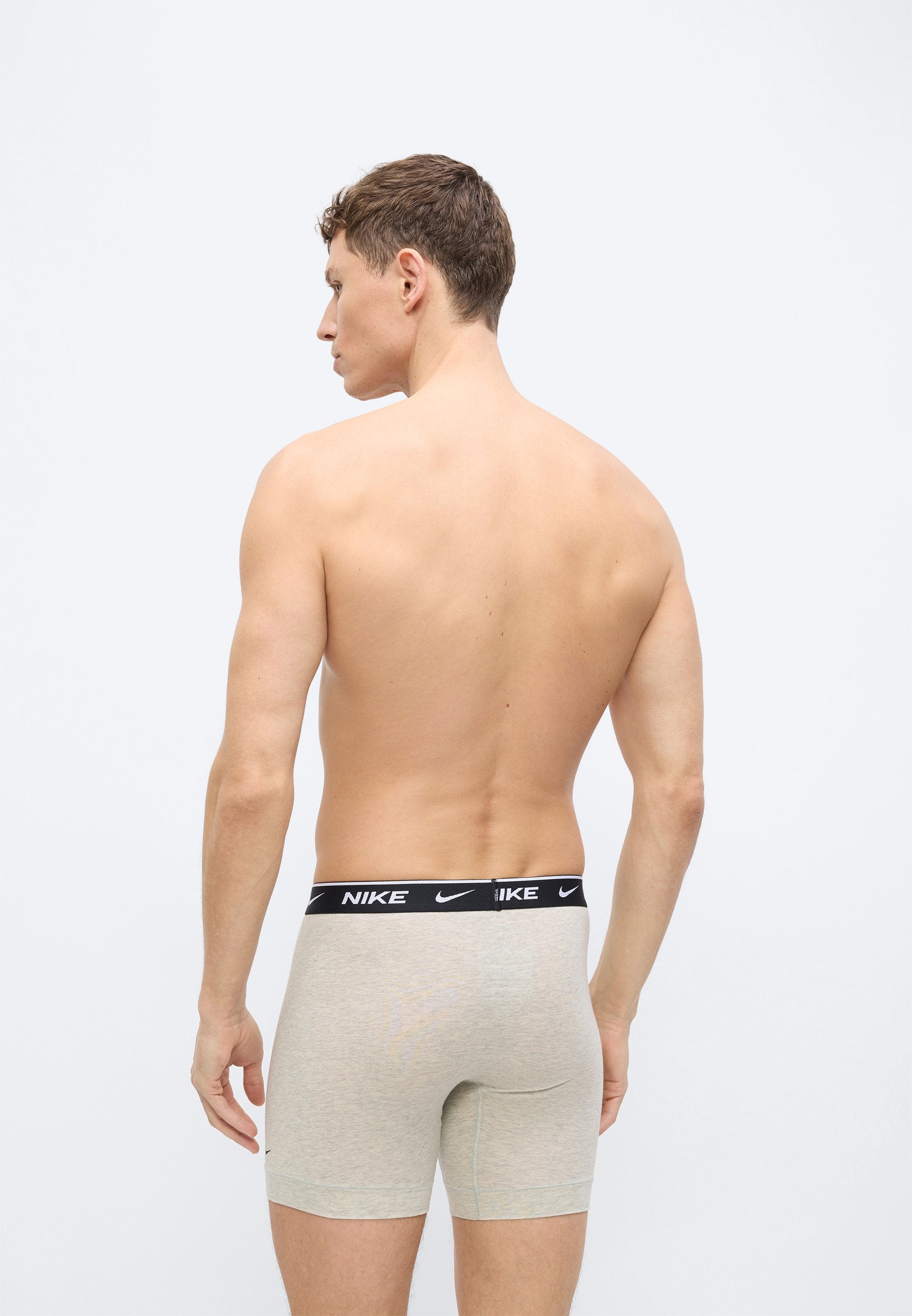 3 PACK - Boxer briefs - white/grey heather/black