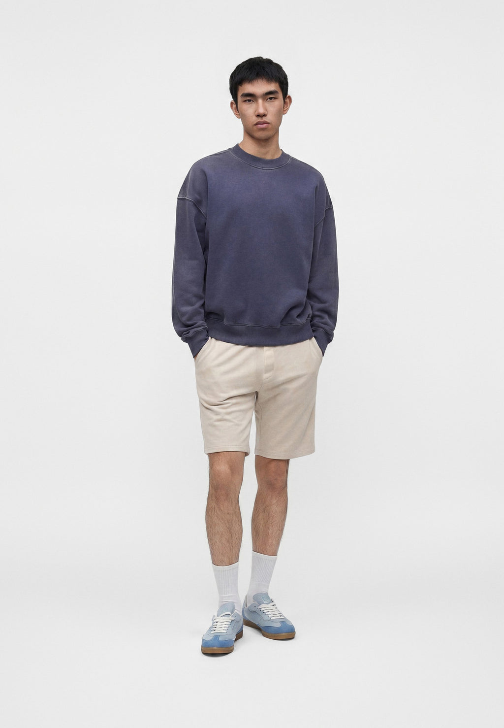 Sweat Regular Fit - Shorts - moonbeam