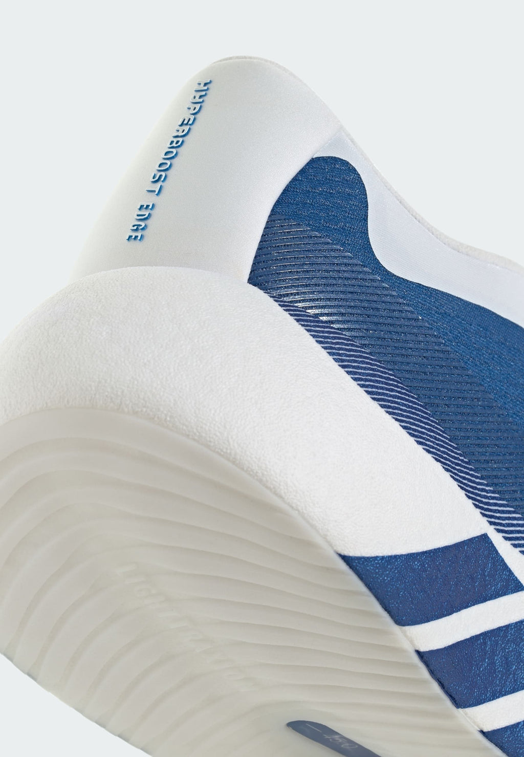HYPERBOOST EDGE - Road running shoes - cloud white   equipment blue  metalic