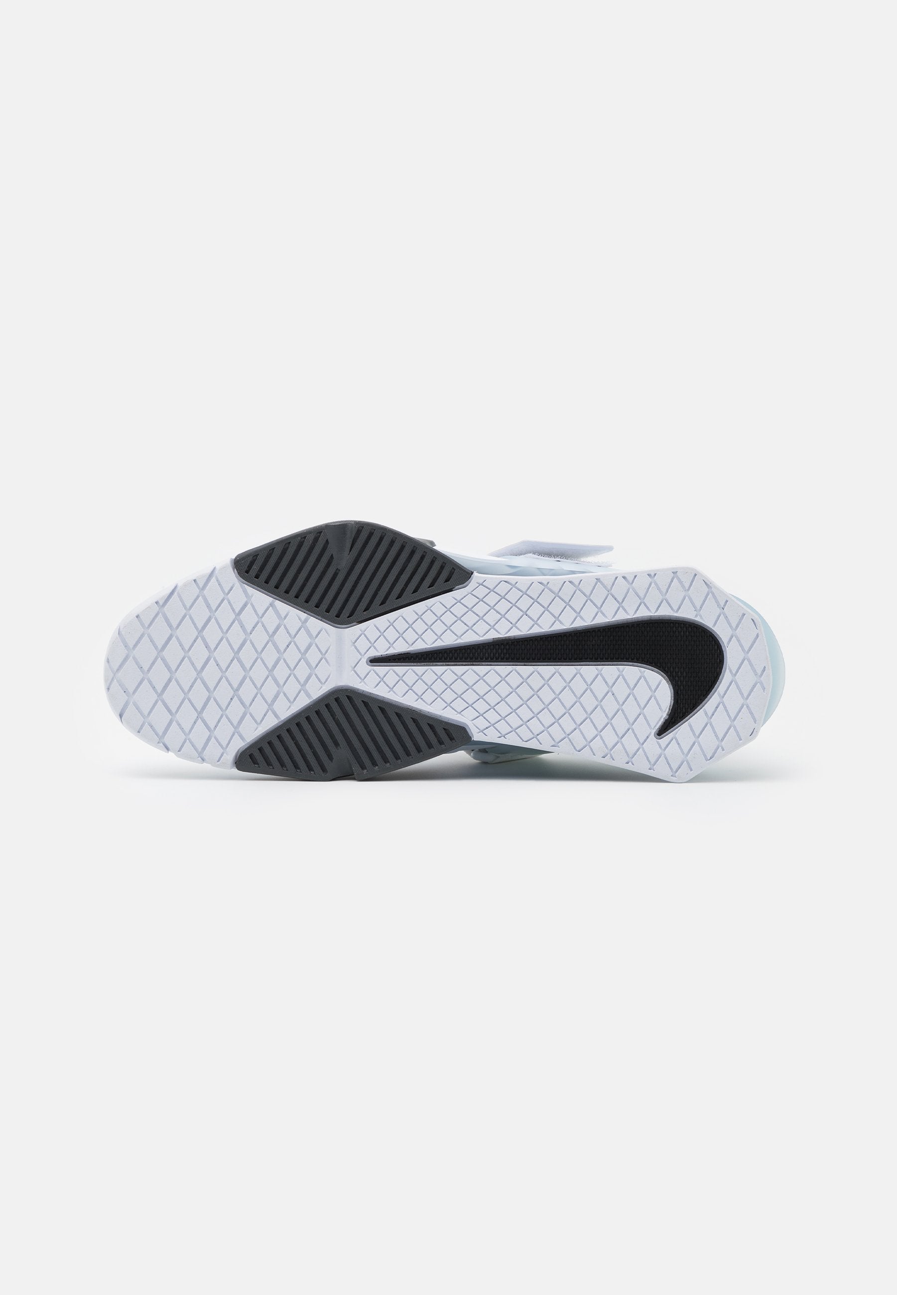 SAVALEOS - Training shoe - white/black/iron grey/laser orange