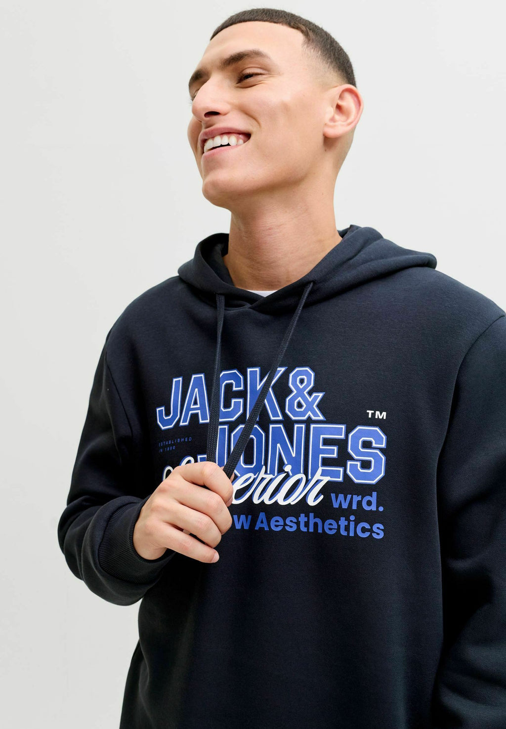 Logo - Hoodie - navy blazer
