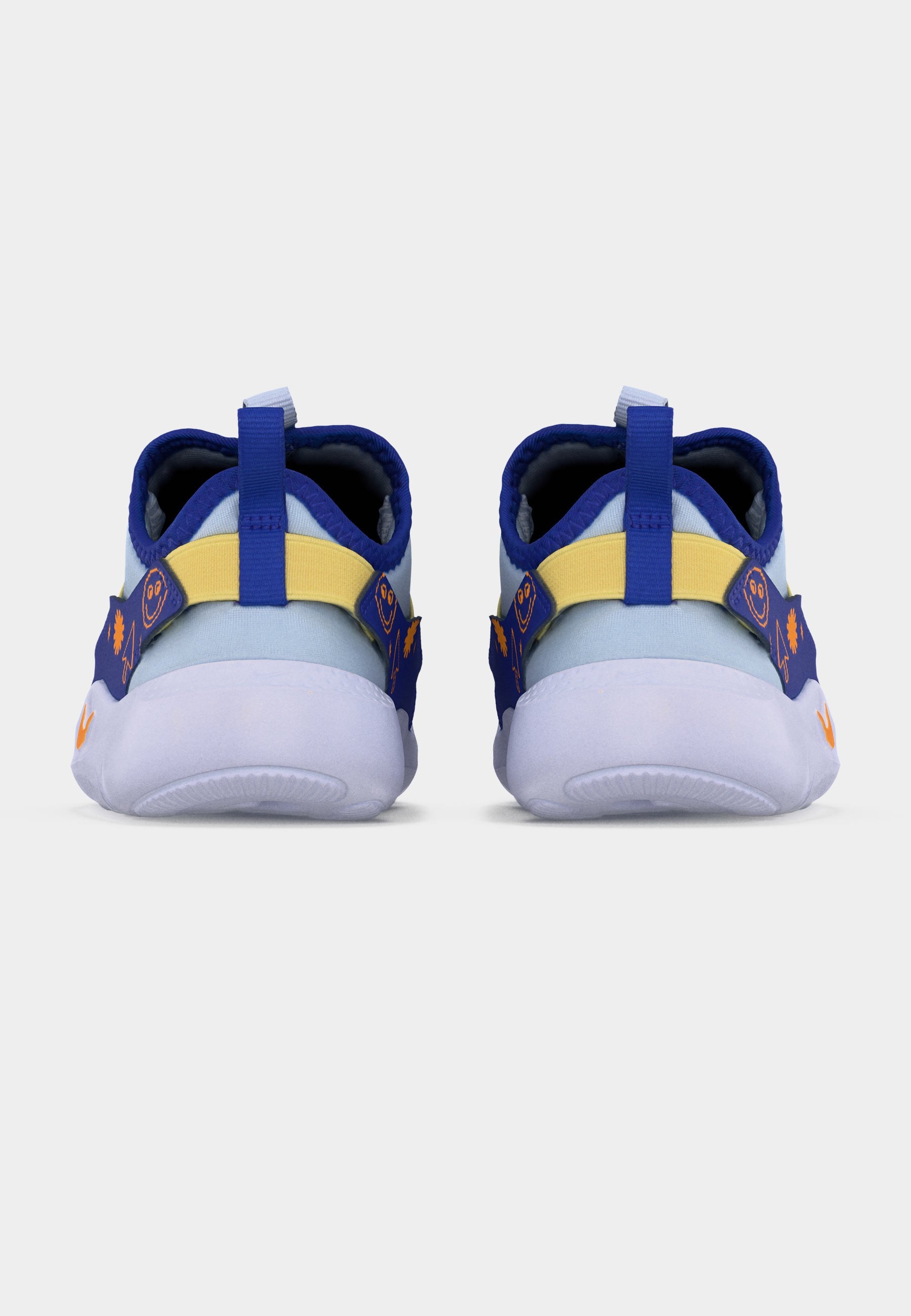 FLEX RUNNER 4 SE UNISEX - Yol koşu ayakkabısı - football grey/laser orange/lapis/soft yellow/white