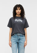 VINTAGE TEE - Print T-shirt - black