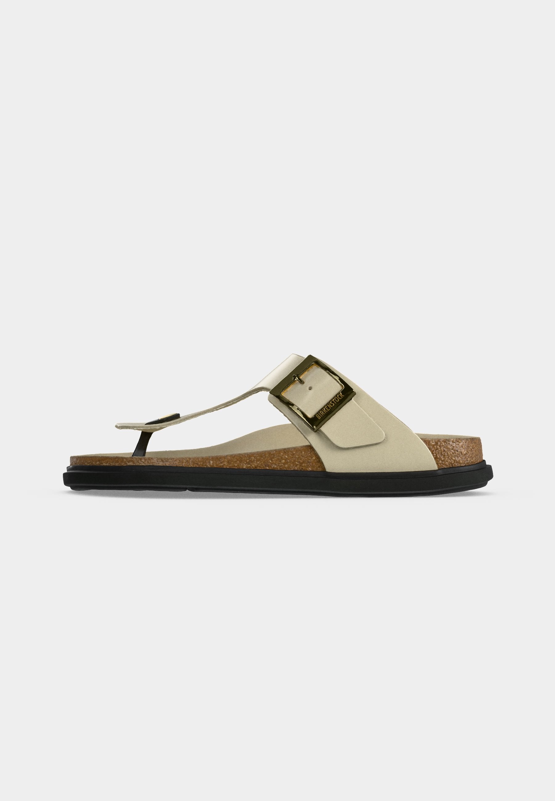 GIZEH LENA HEX CUPSOLES NARROW - T-bar sandals - ecru