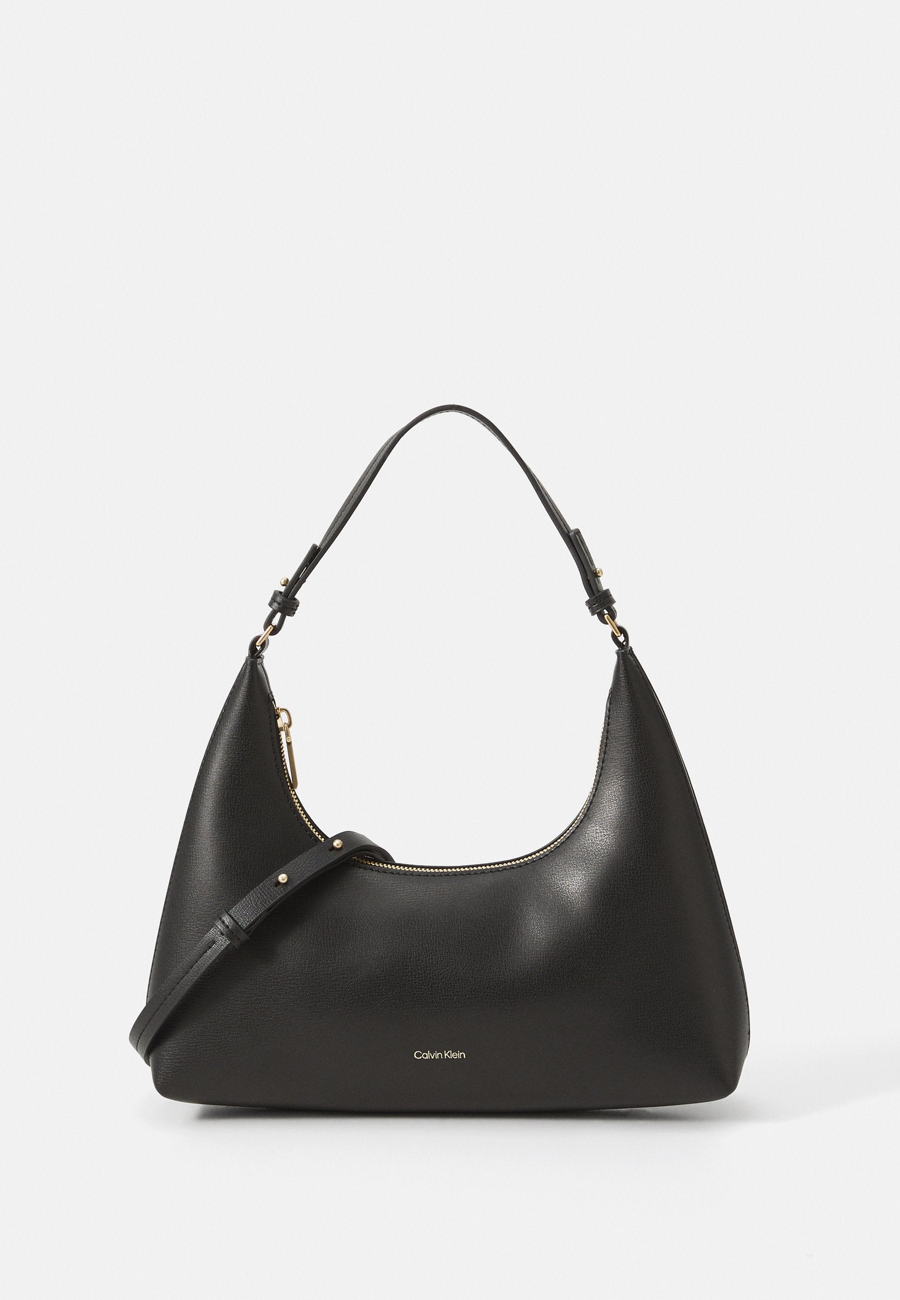 FOIL LOGO - Handbag - black/toasted coconut