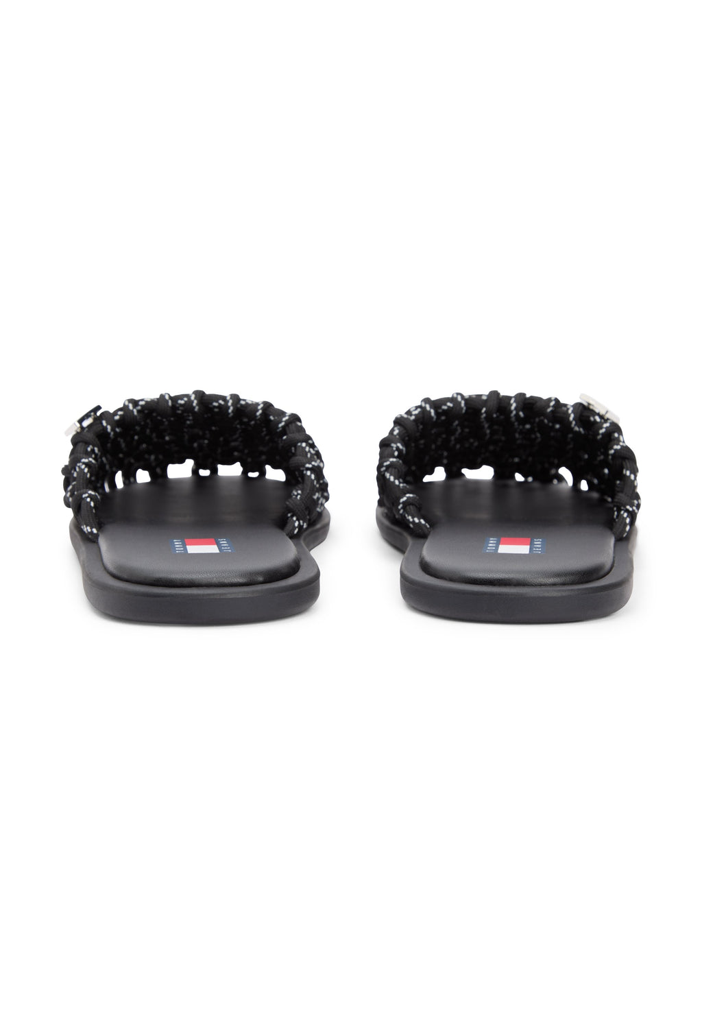 WOVEN ROPE MULES - Sandals - black