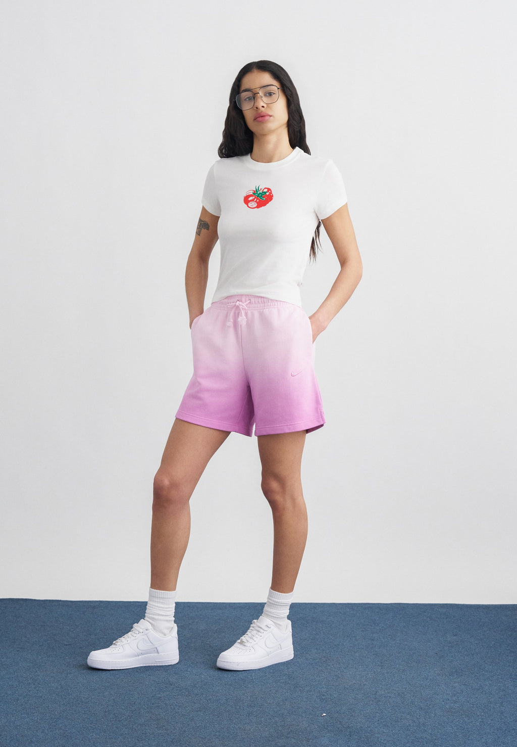 TEE - Print T-shirt - sail