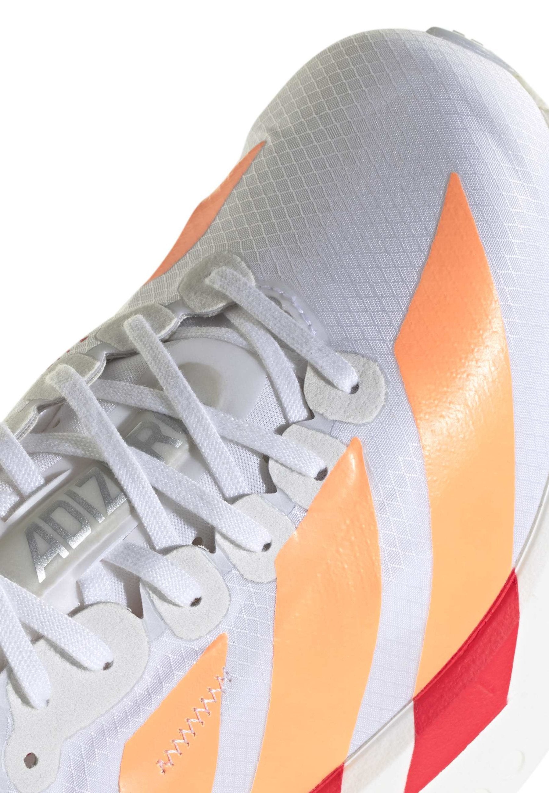 ADIZERO ADIOS PRO 4 - Road running shoes - ftwr white/beam orange/lucid red