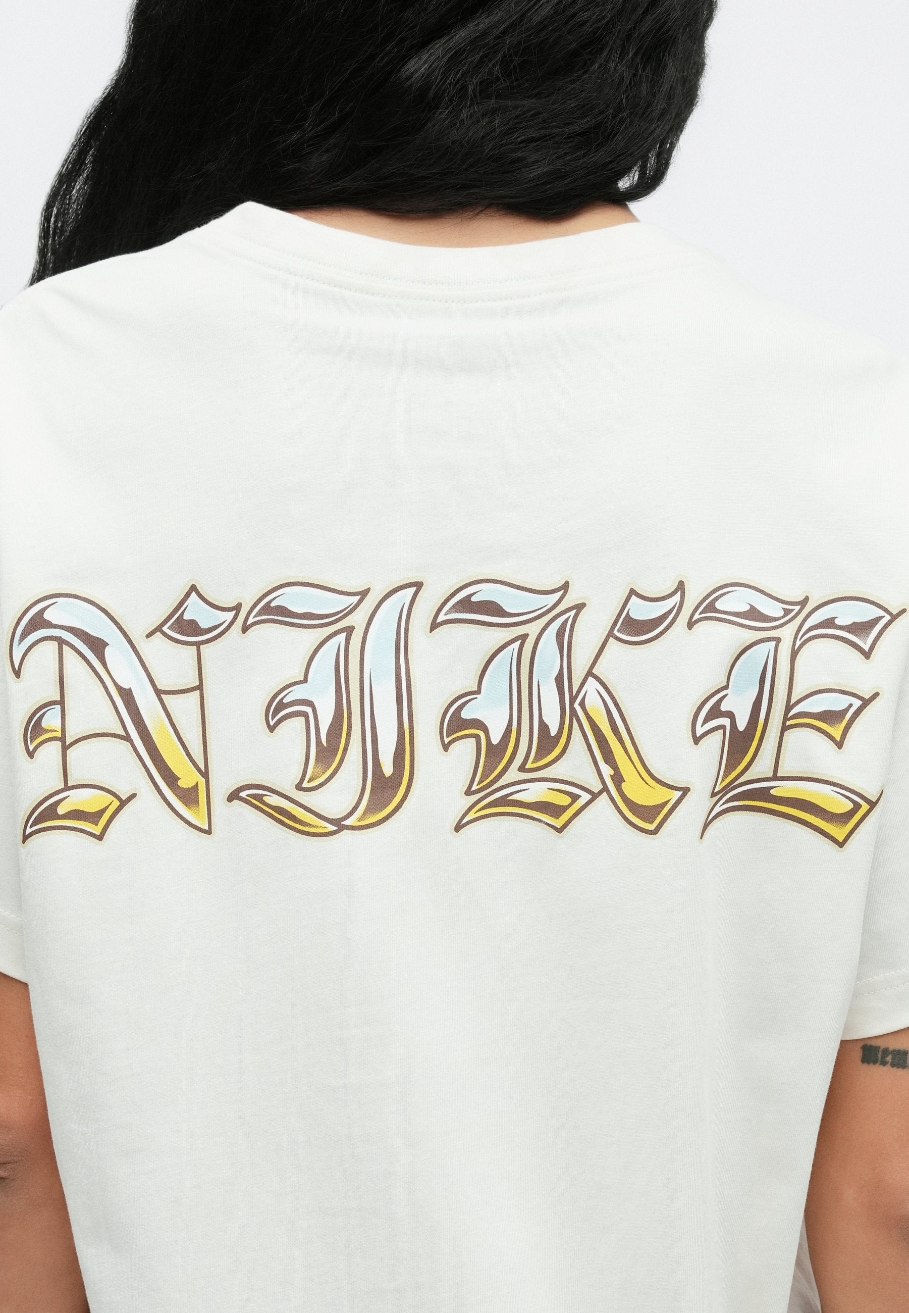 CLASSIC TEE - Print T-shirt - chalk