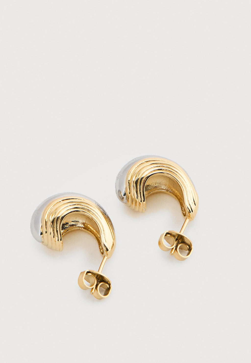 VIVA SOLEIL - Boucles d'oreilles - doré jaune/blanc