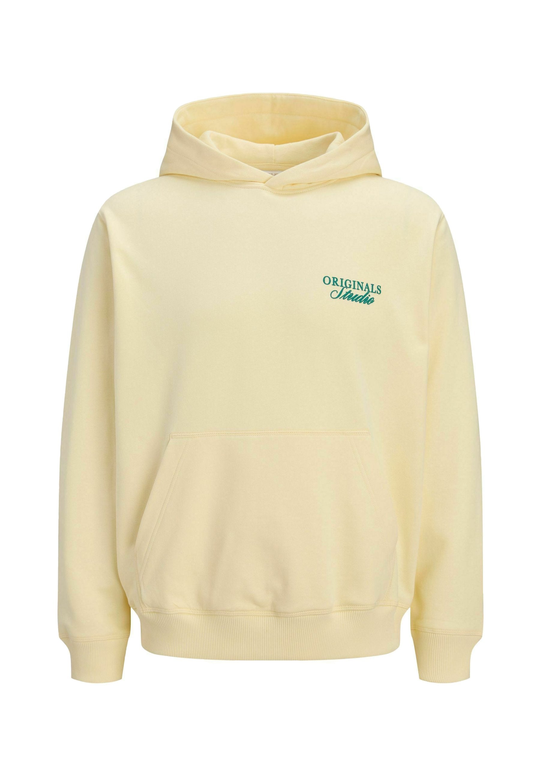 JORNORREBRO TYPO BACK SWEAT HOOD SN - Hoodie - pastel yellow