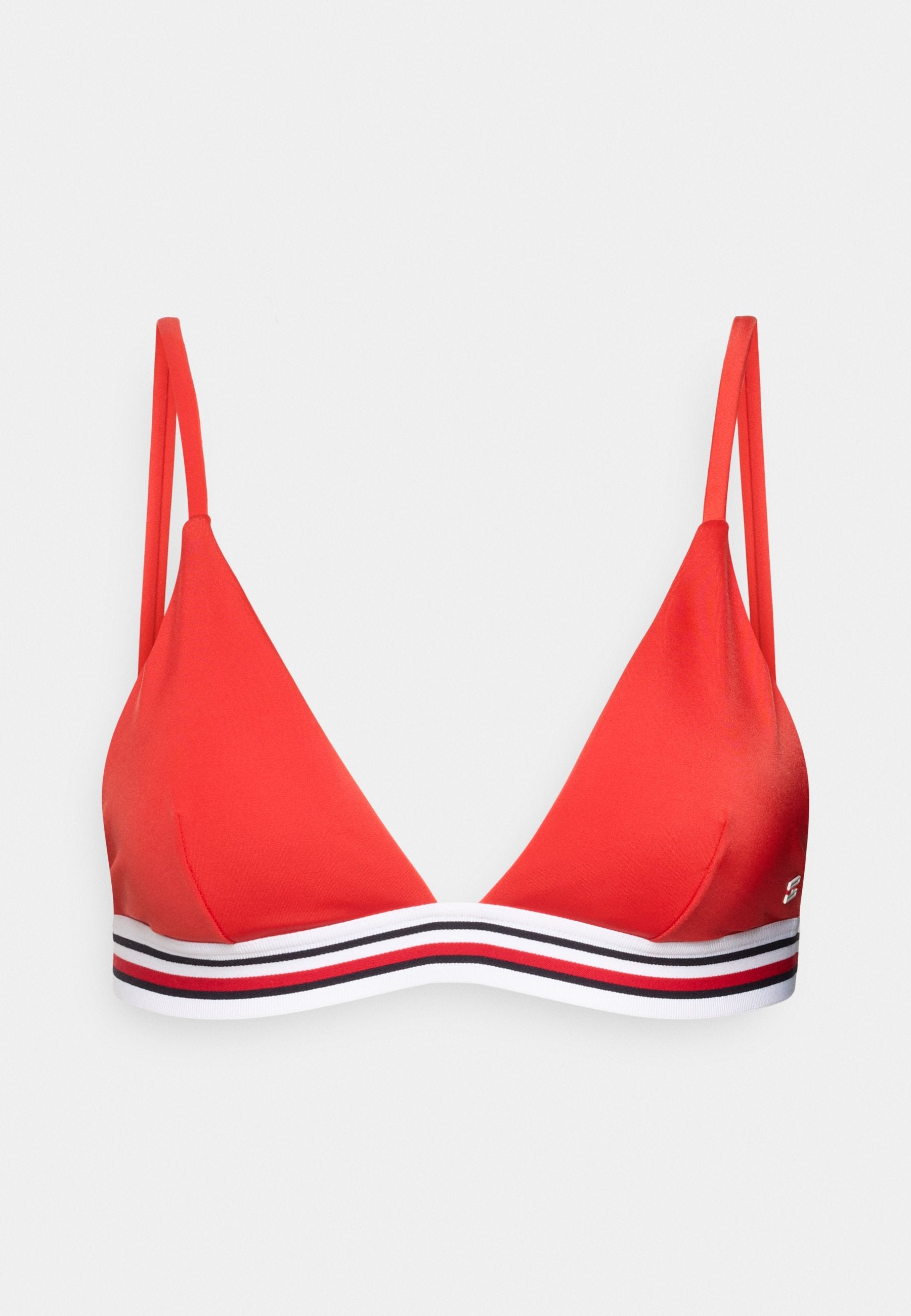 GLOBAL STRIPE TRIANGLE BIKINI TOP - Bikini top - fireworks