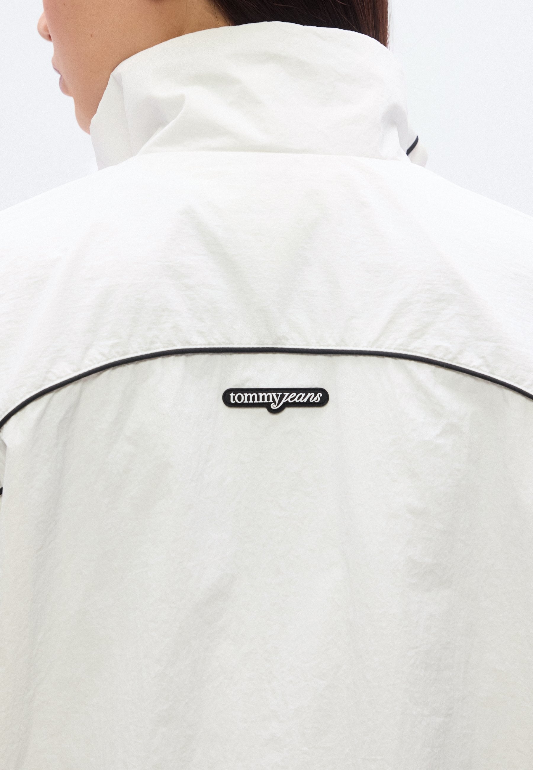 WATER REPELLENT PIPING TRACK JACKET - Light jacket - ecru
