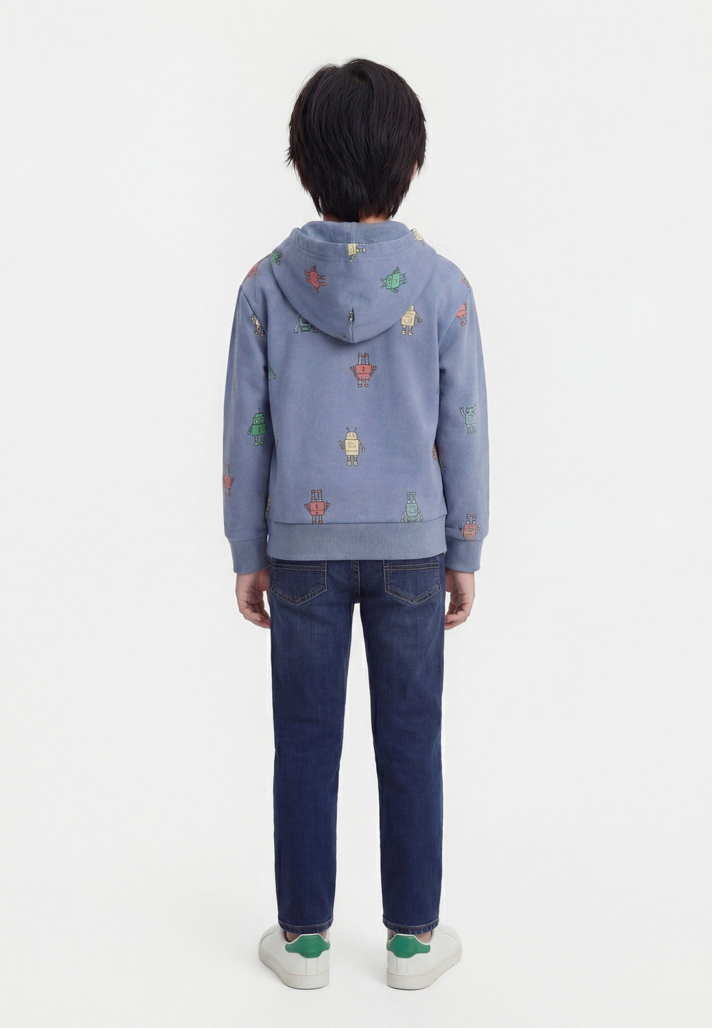 LOGO - Zip-up sweatshirt - bainbridge blue
