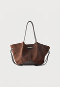 EXCLUSIVE PIERCED TOTE - Tote bag - tobacco