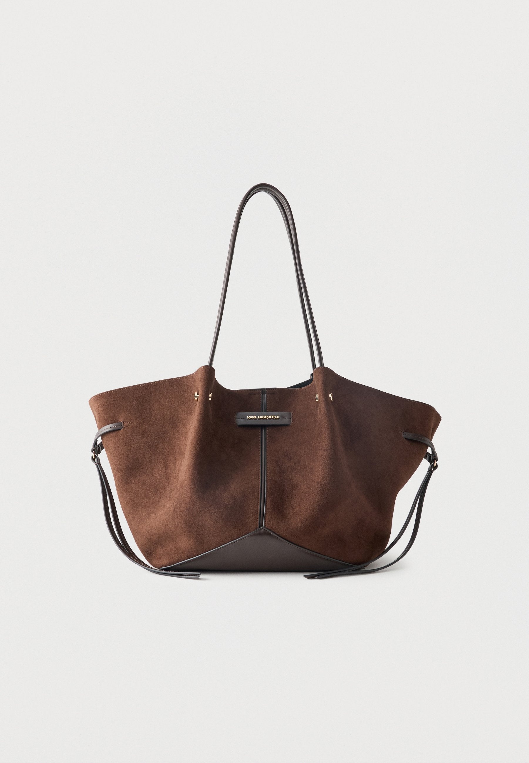 EXCLUSIVE PIERCED TOTE - Tote bag - tobacco
