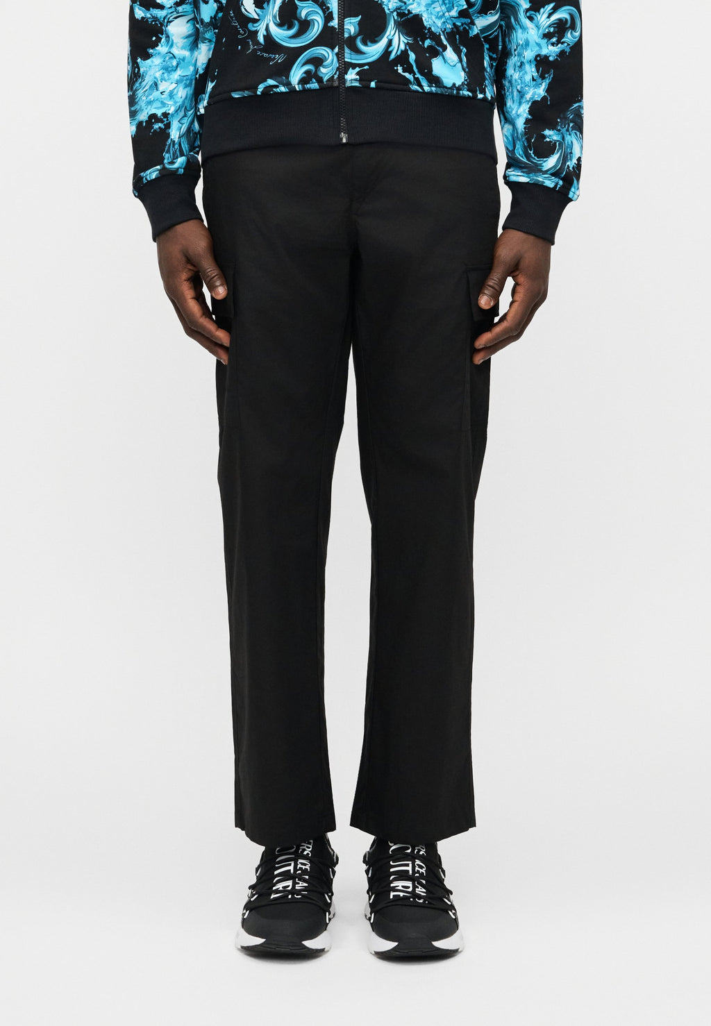 EASY - Cargo trousers - black