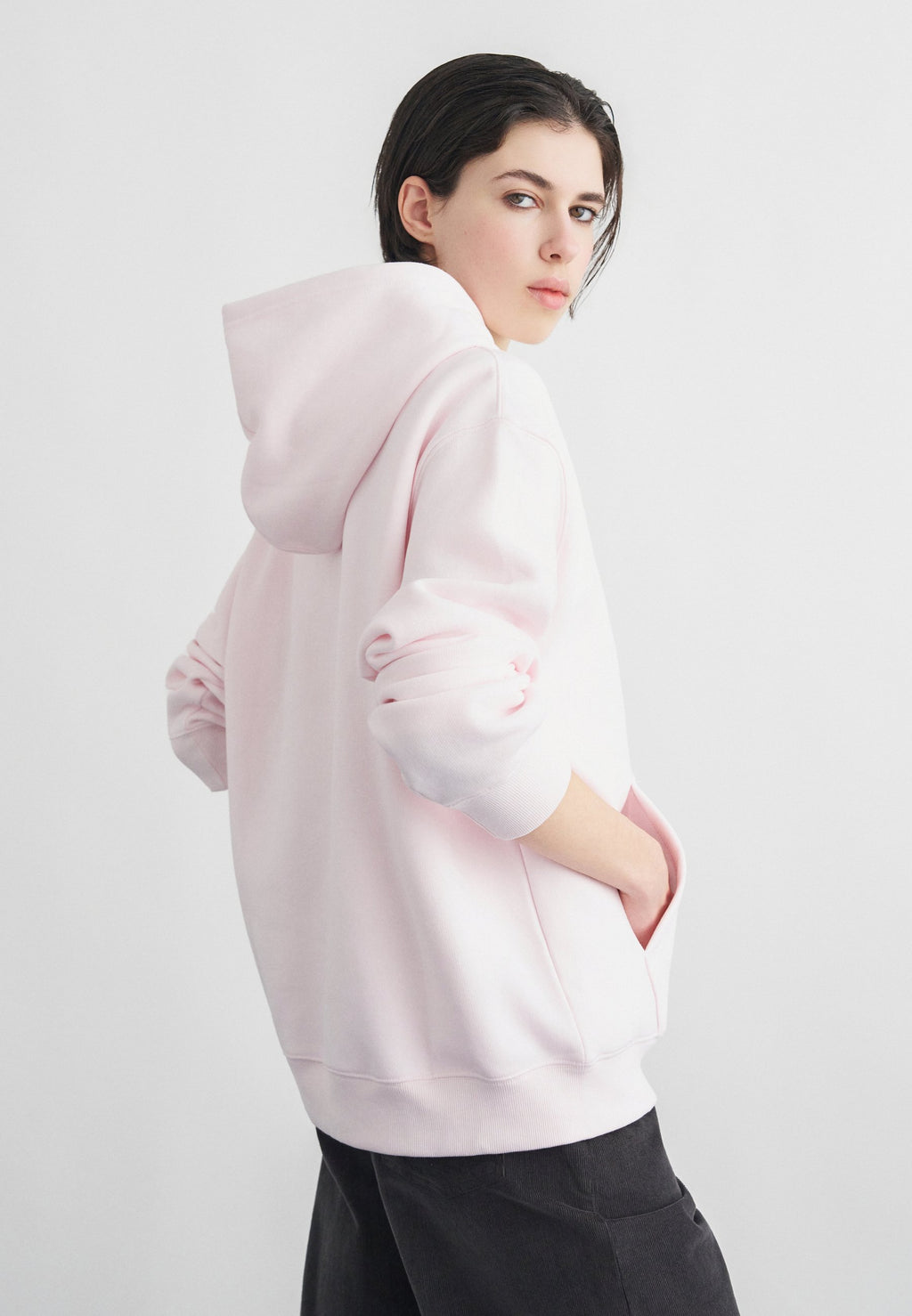 LINEAR HERITAGE HOODIE - Hoodie - pink salt