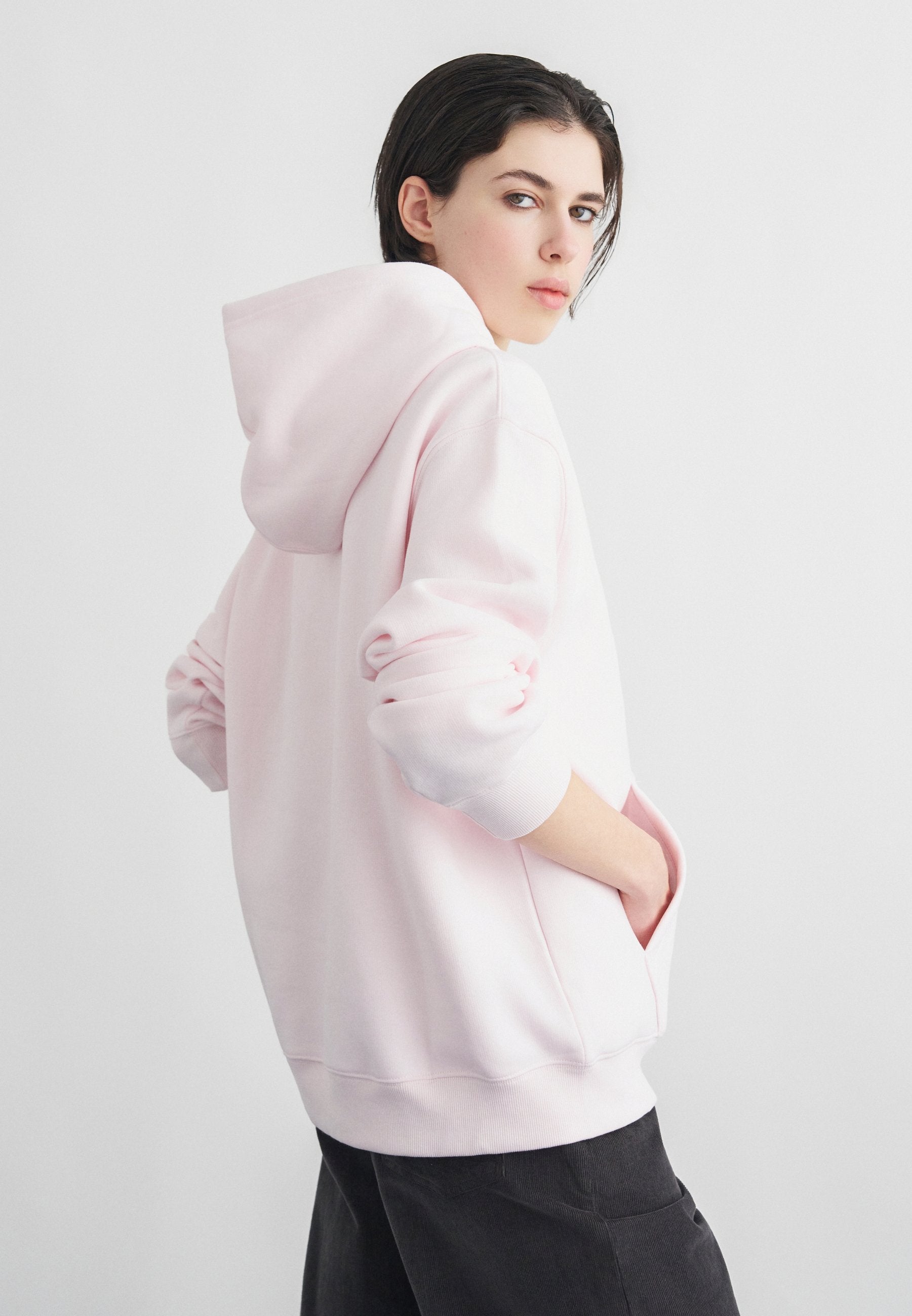 LINEAR HERITAGE HOODIE - Hoodie - pink salt