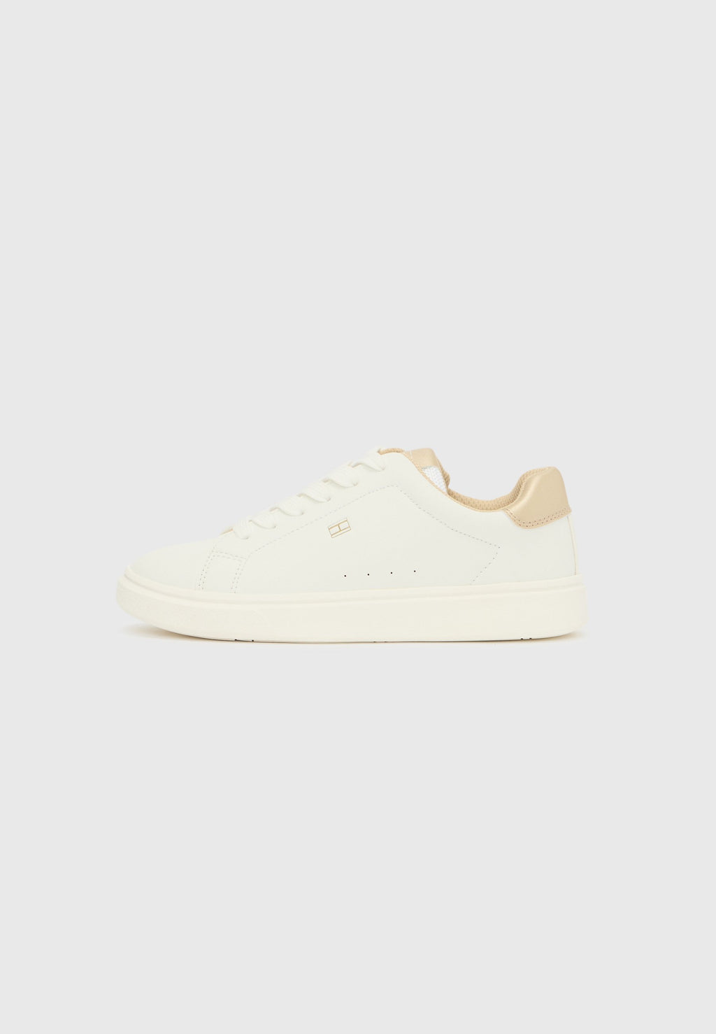 COOPER UNISEX - Trainers - white/gold-coloured