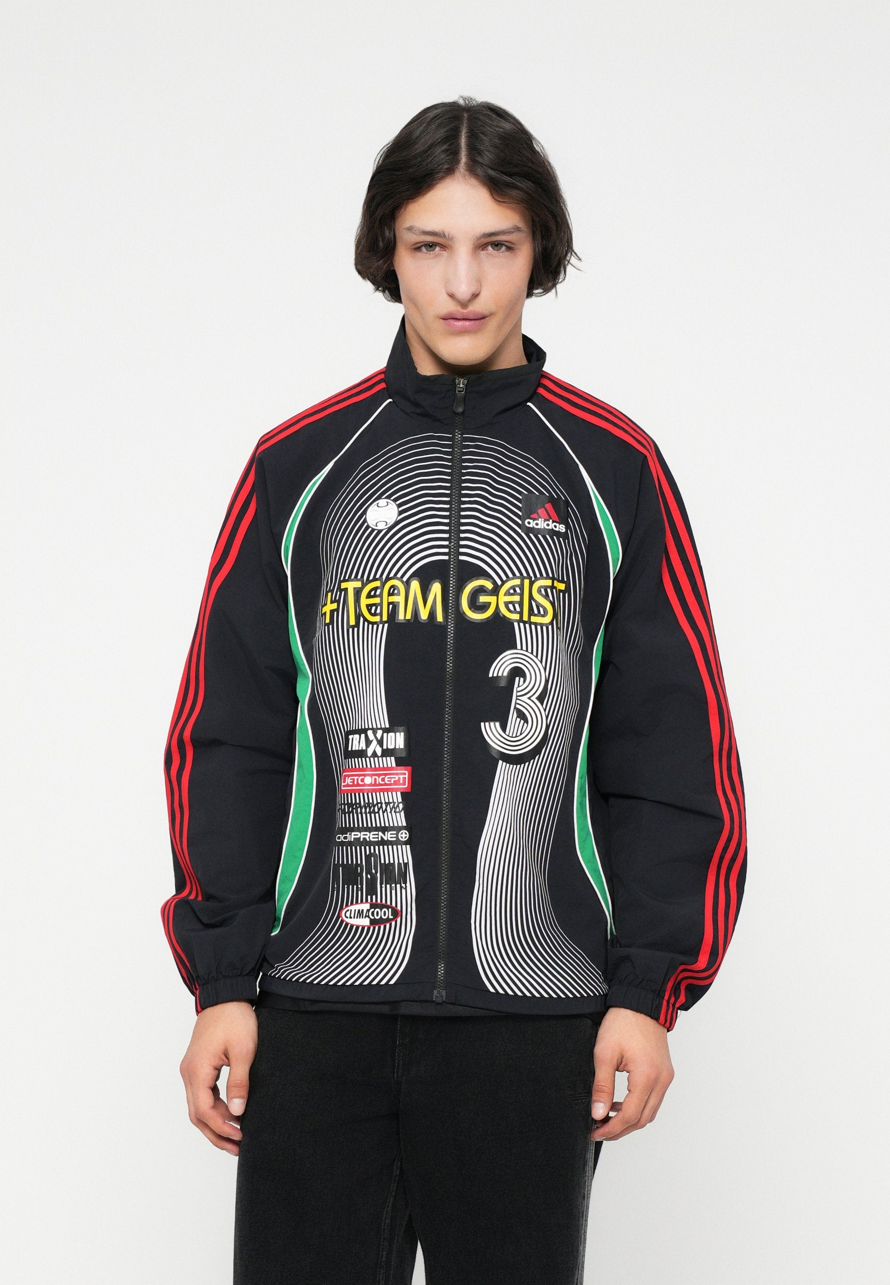 UNISEX - Light jacket - black/green/better scarlet