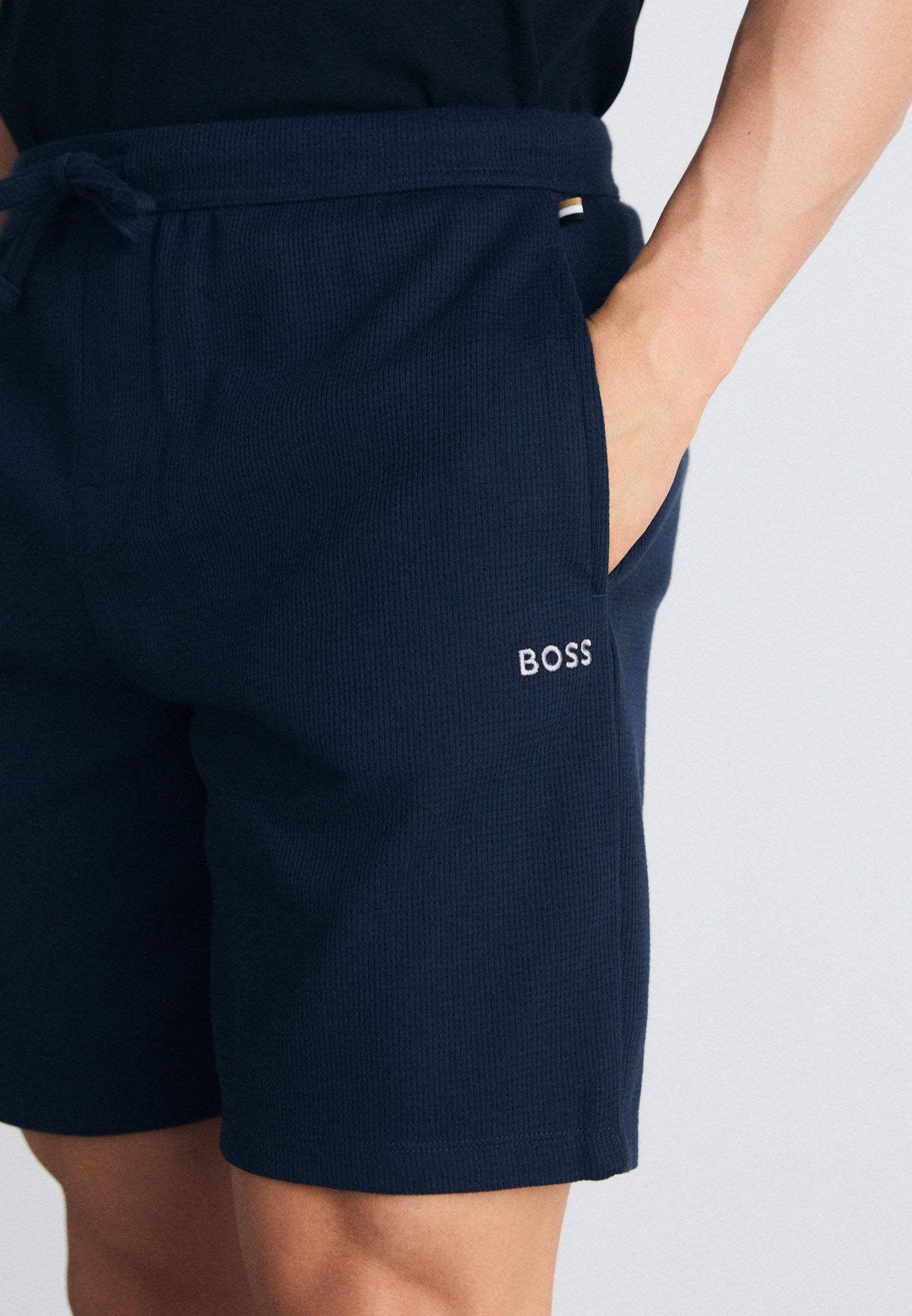 WAFFLE - Pyjama bottoms - dark blue three