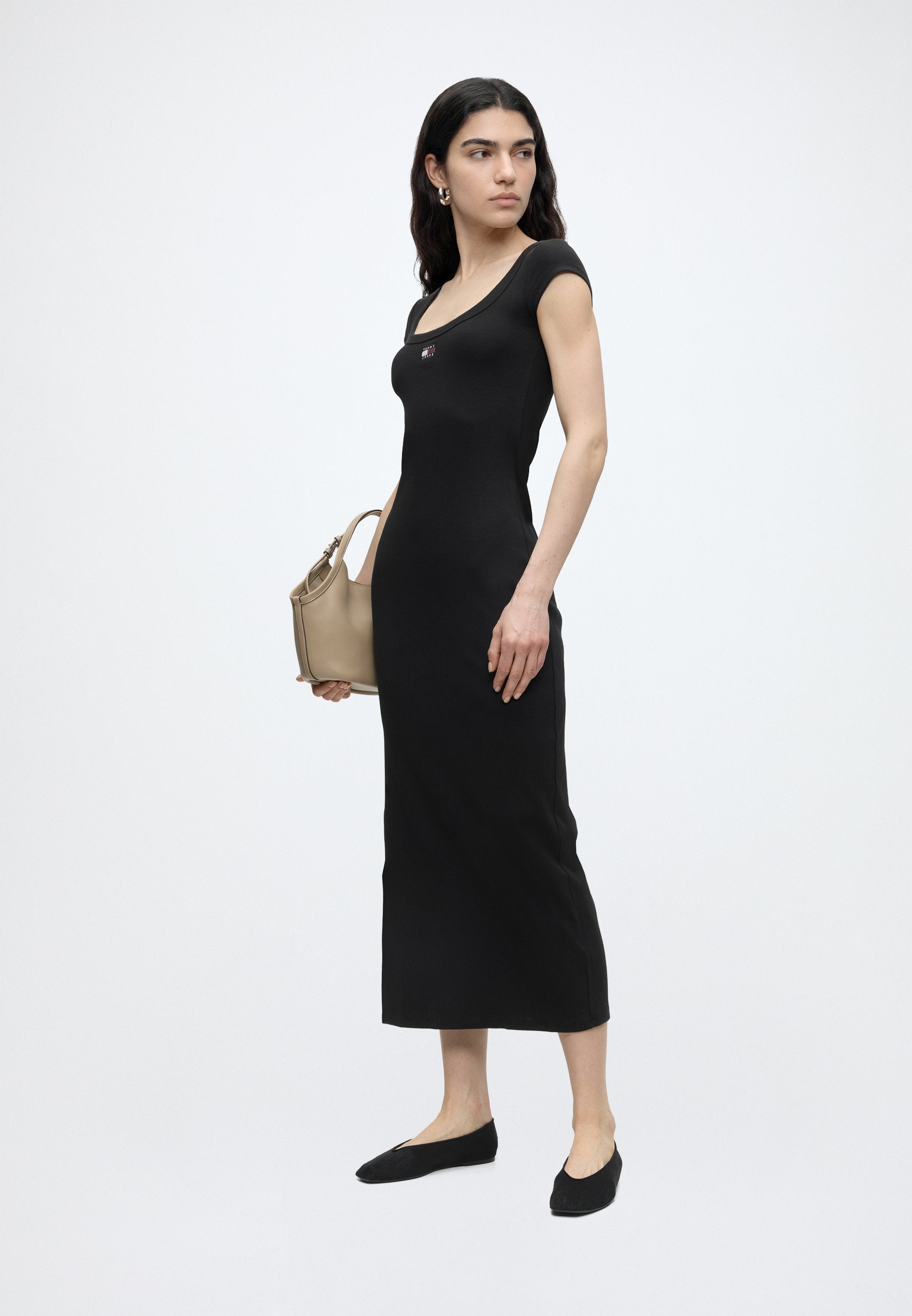 MAXI BADGE DRESS  - Day dress - black