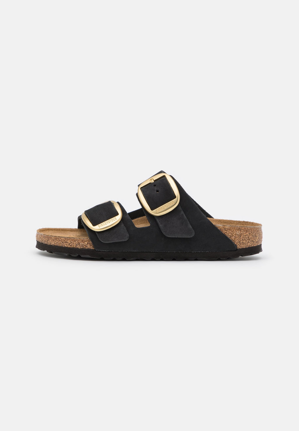 ARIZONA BIG BUCKLE LENB BLACK (GOLD) NARROW - Sandals - black