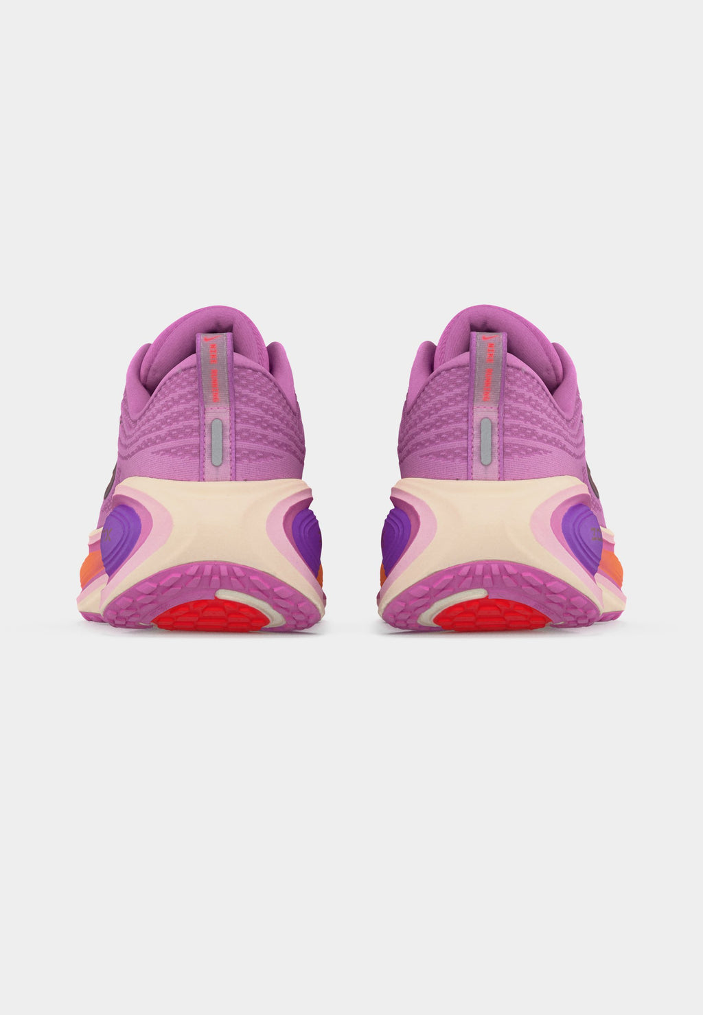 VOMERO PLUS - Road running shoes - light magenta/black/pink foam/bright violet/orange pulse/bright crimson