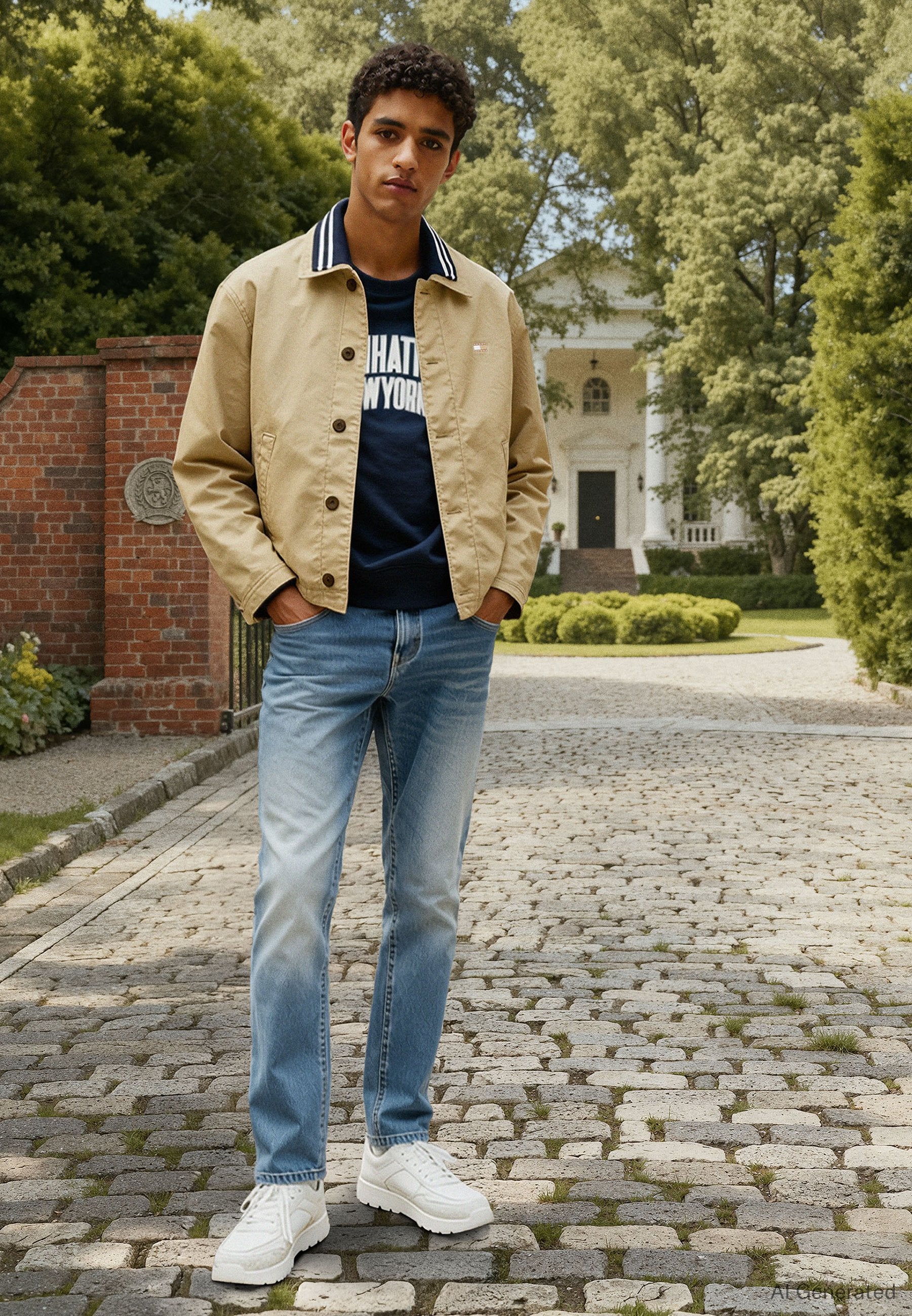 SCANTON SLIM - Slim fit jeans - denim