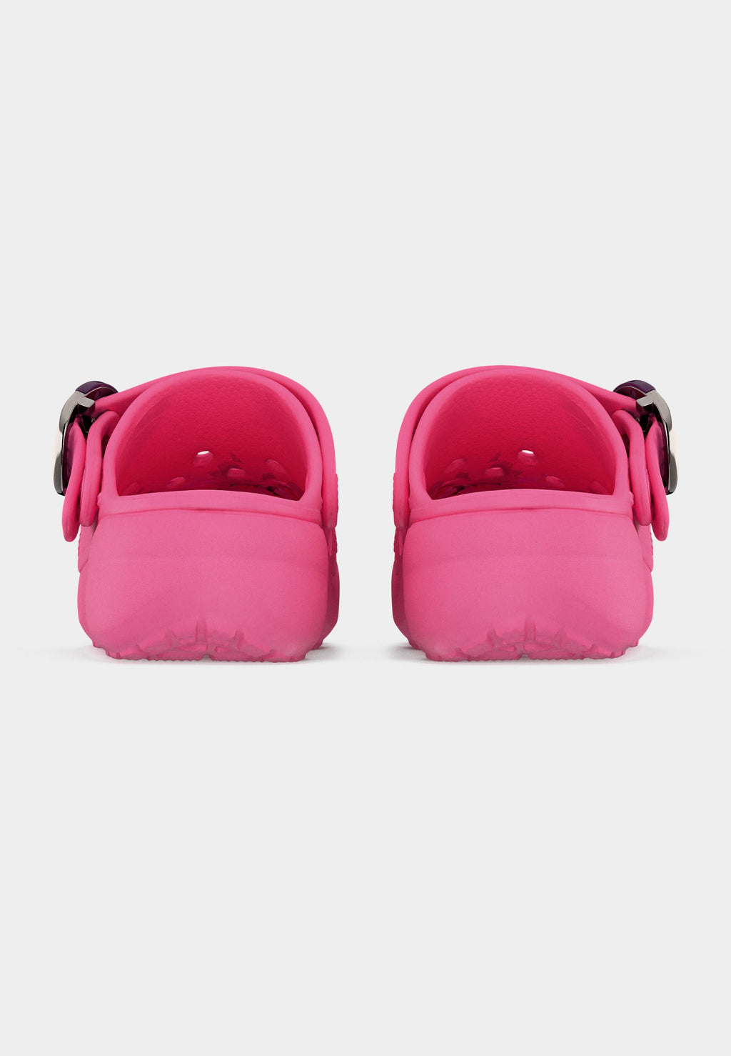 CLASSIC PLATFORM BUCKLE - Mules - pink lemonade
