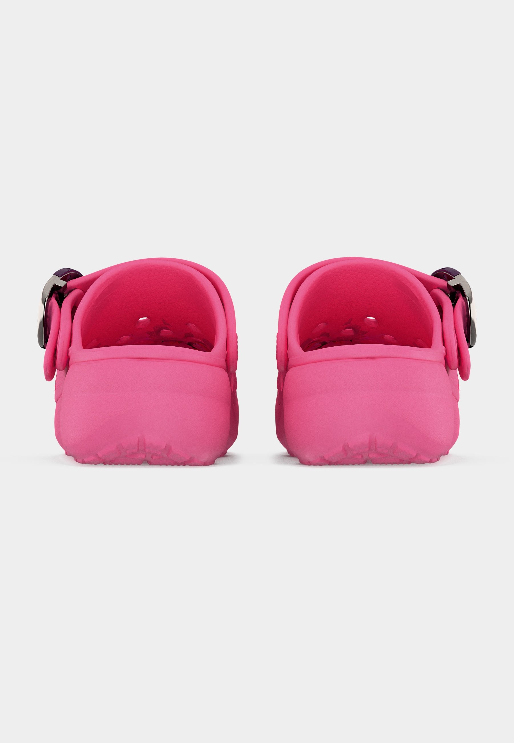 CLASSIC PLATFORM BUCKLE - Mules - pink lemonade