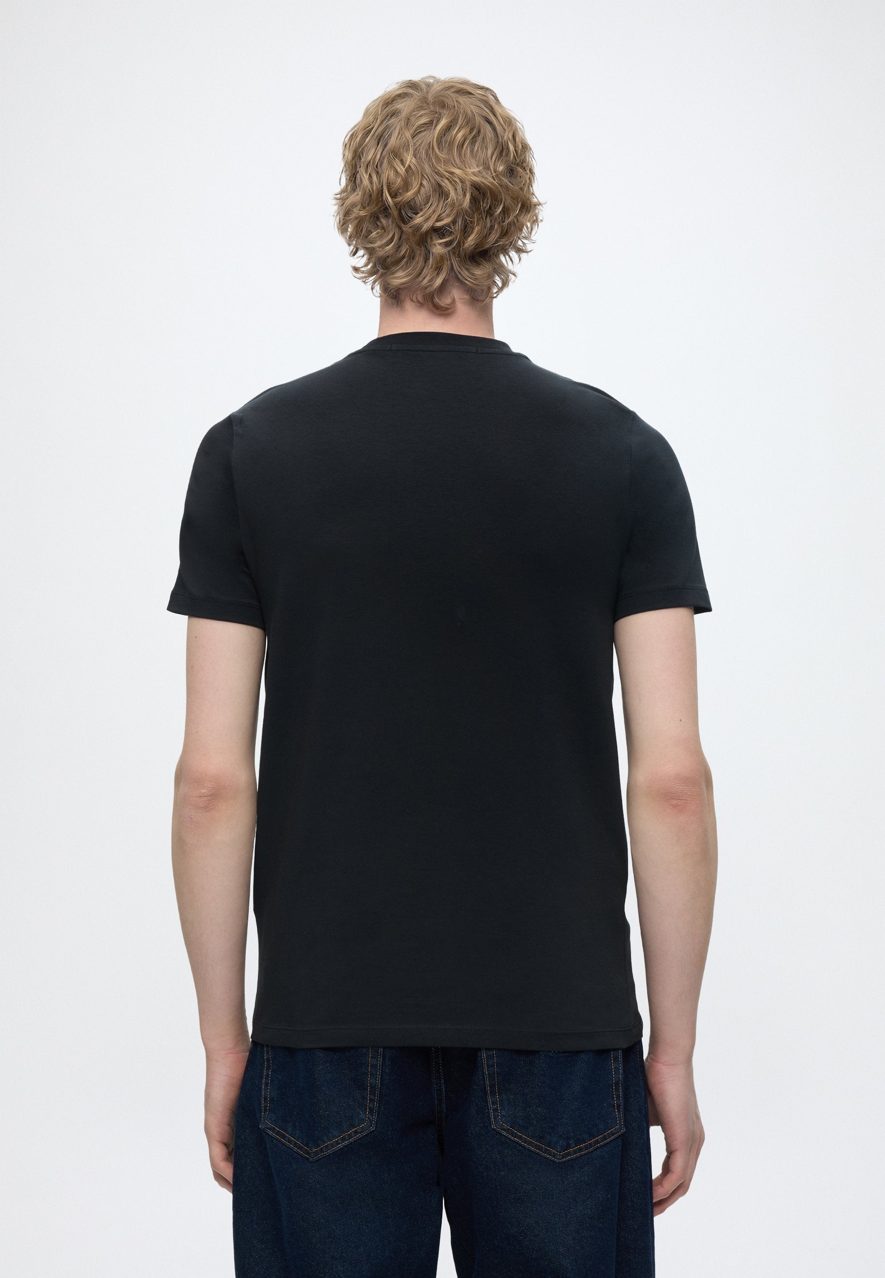 T-SHIRT CREWNECK - Print T-shirt - midnight blue