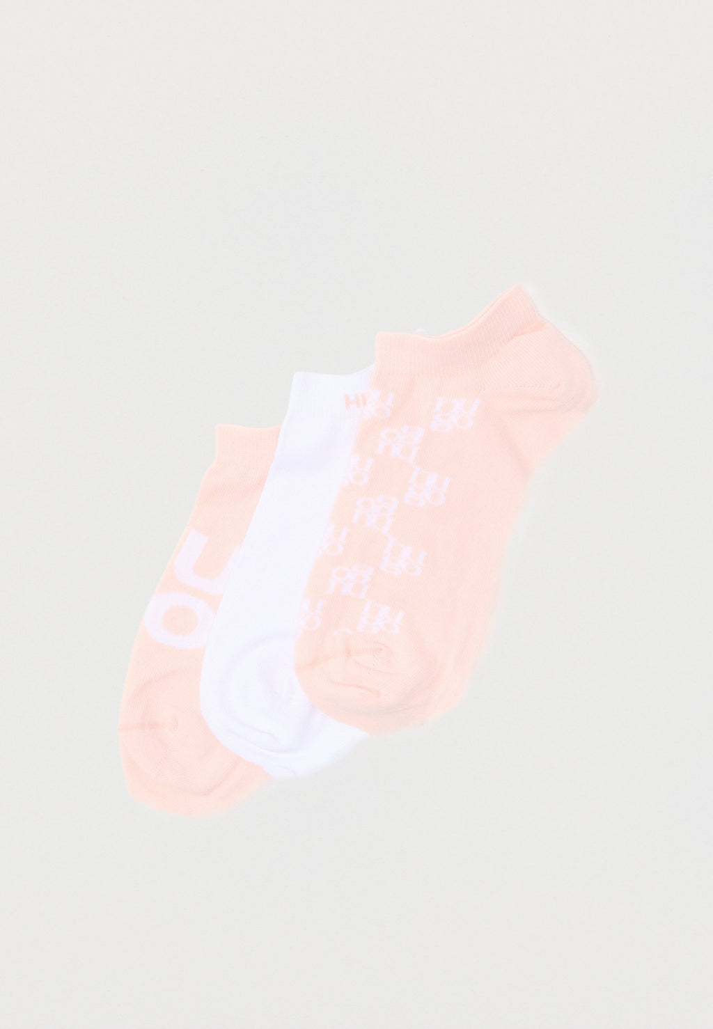 LOGO 3 PACK - Sneaker socks - light/pastel pink