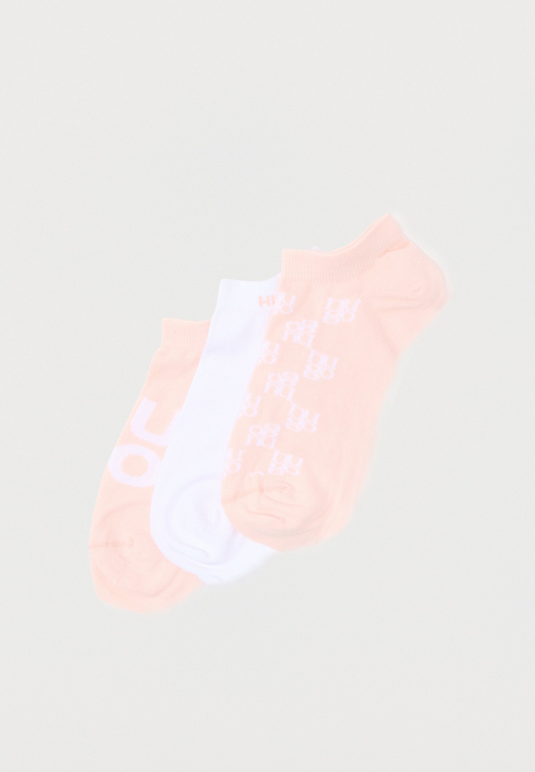 LOGO 3 PACK - Sneaker socks - light/pastel pink