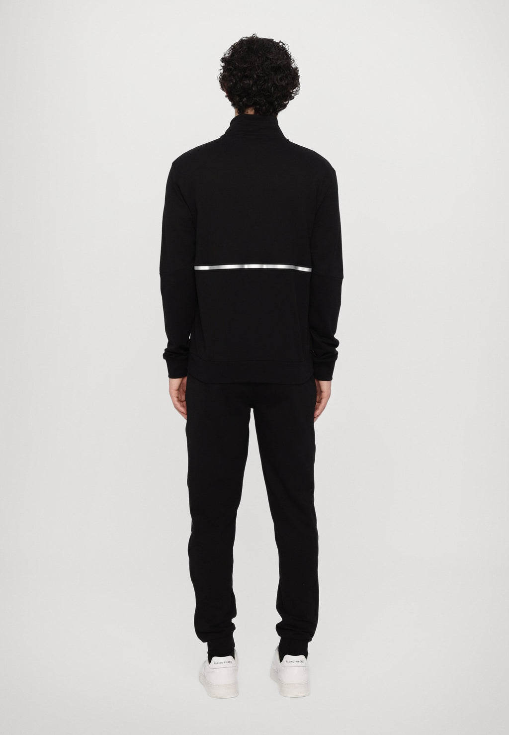 TRAIN VISIBILITY - Tracksuit - black/silver-coloured