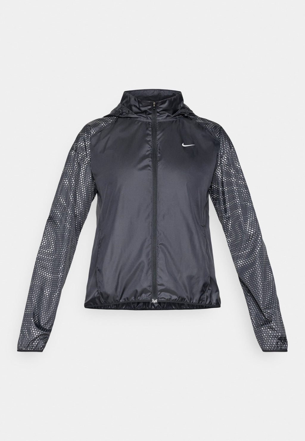 Running jacket - black/reflective silver-coloured