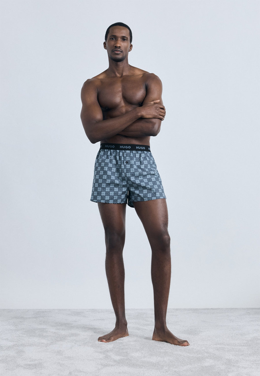 TRIPLET 3 PACK - Boxer shorts - black/light blue