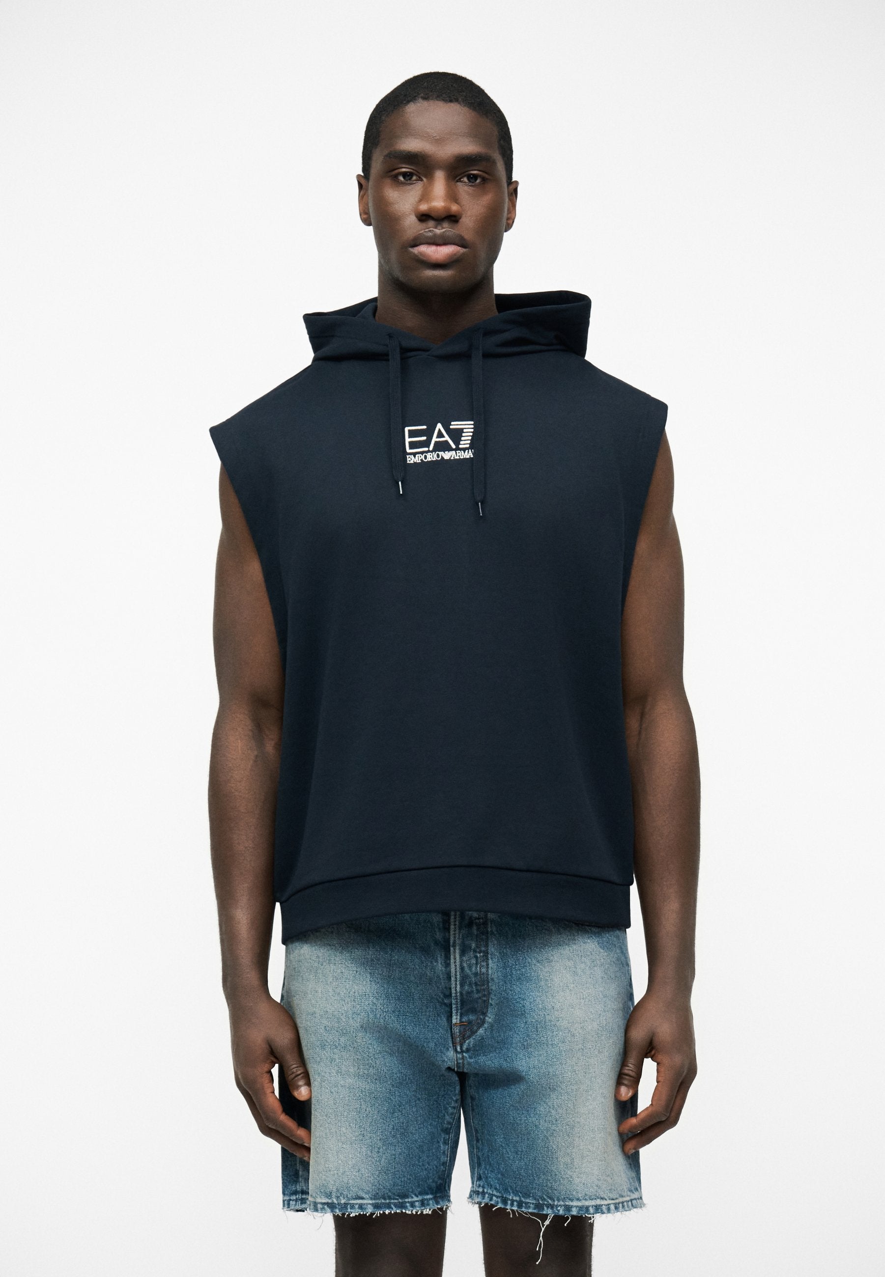 SÉRIE GRAPHIQUE TRAIN VILLE SPORT UNISEXE - Sweat à capuche - bleu foncé