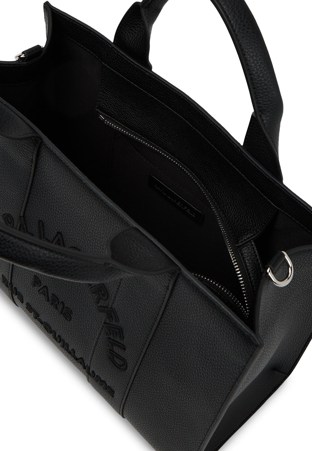 SQUARE TOTE - Handbag - black