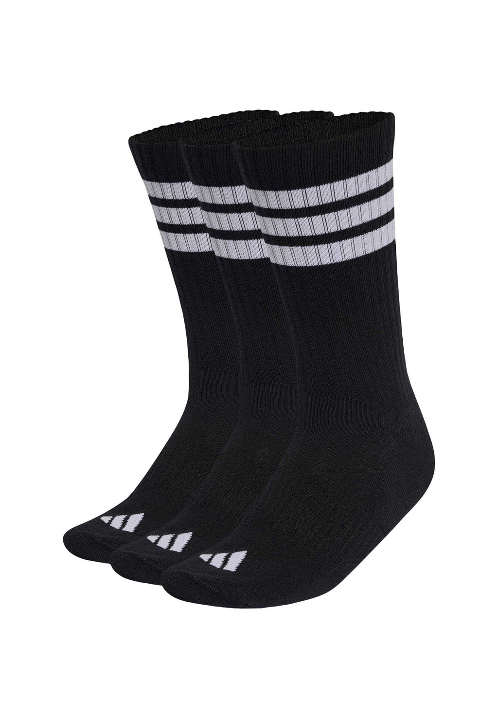 LOT DE 3 PAIRES DE CHAUSSETTES DE SPORT AMORTIES UNISEXE - Chaussettes de sport - black white
