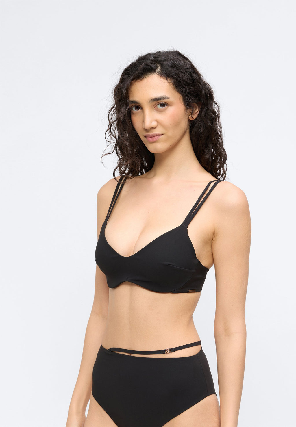 BRALETTE TAILORED SWIM - Bikini top - black