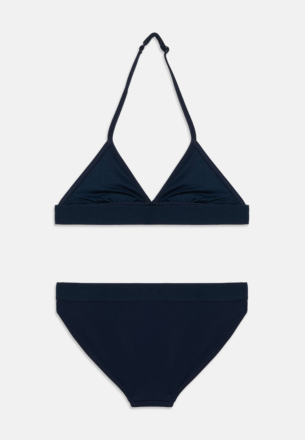 ORIGINAL LOGO HALTERNECK TRIANGLE BIKINI SET - Bikini - dark night navy
