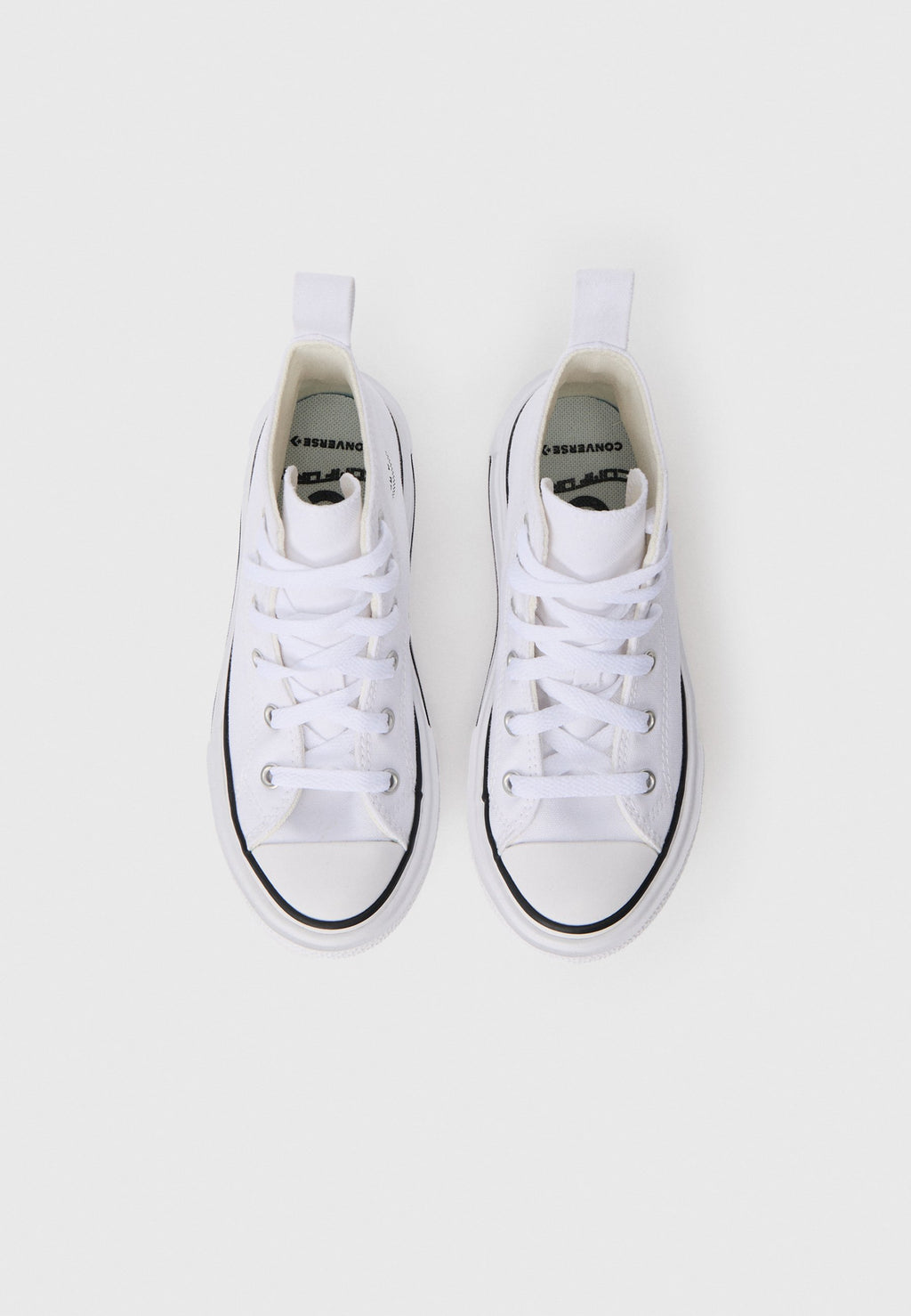 CHUCK TAYLOR ALL STAR LIFT DOUBLE STACK - High-top trainers - white/black/egret