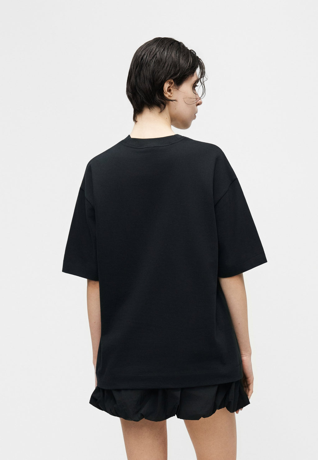 LUXE TEE RELAX - Print T-shirt - black