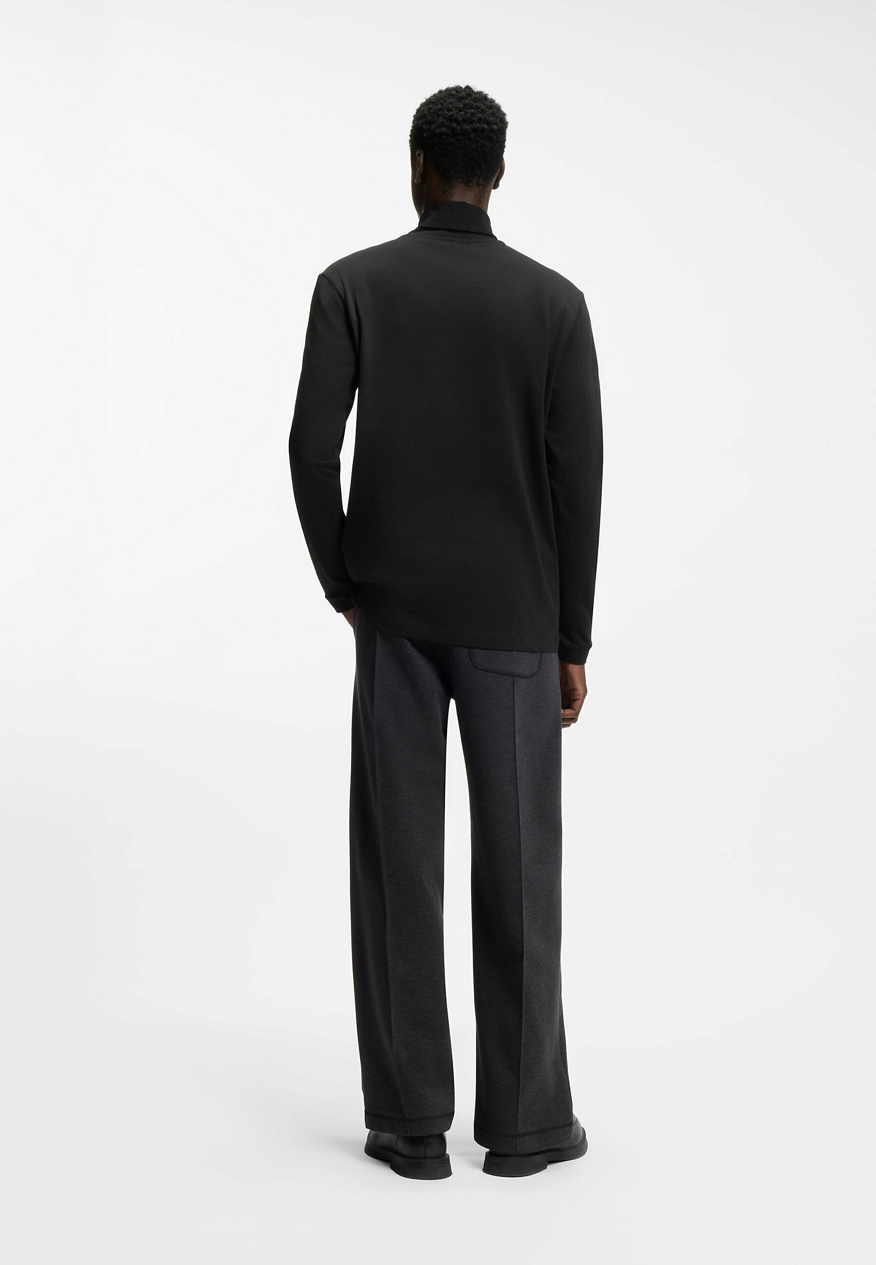 DEROLLO224 IN - Long sleeved top - black one