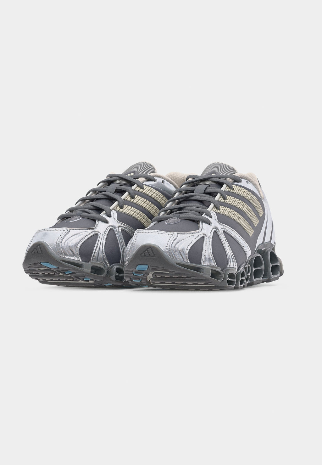 MEGA GHOSTRIDE W - Trainers - grey three/core white/silver-coloured metallic