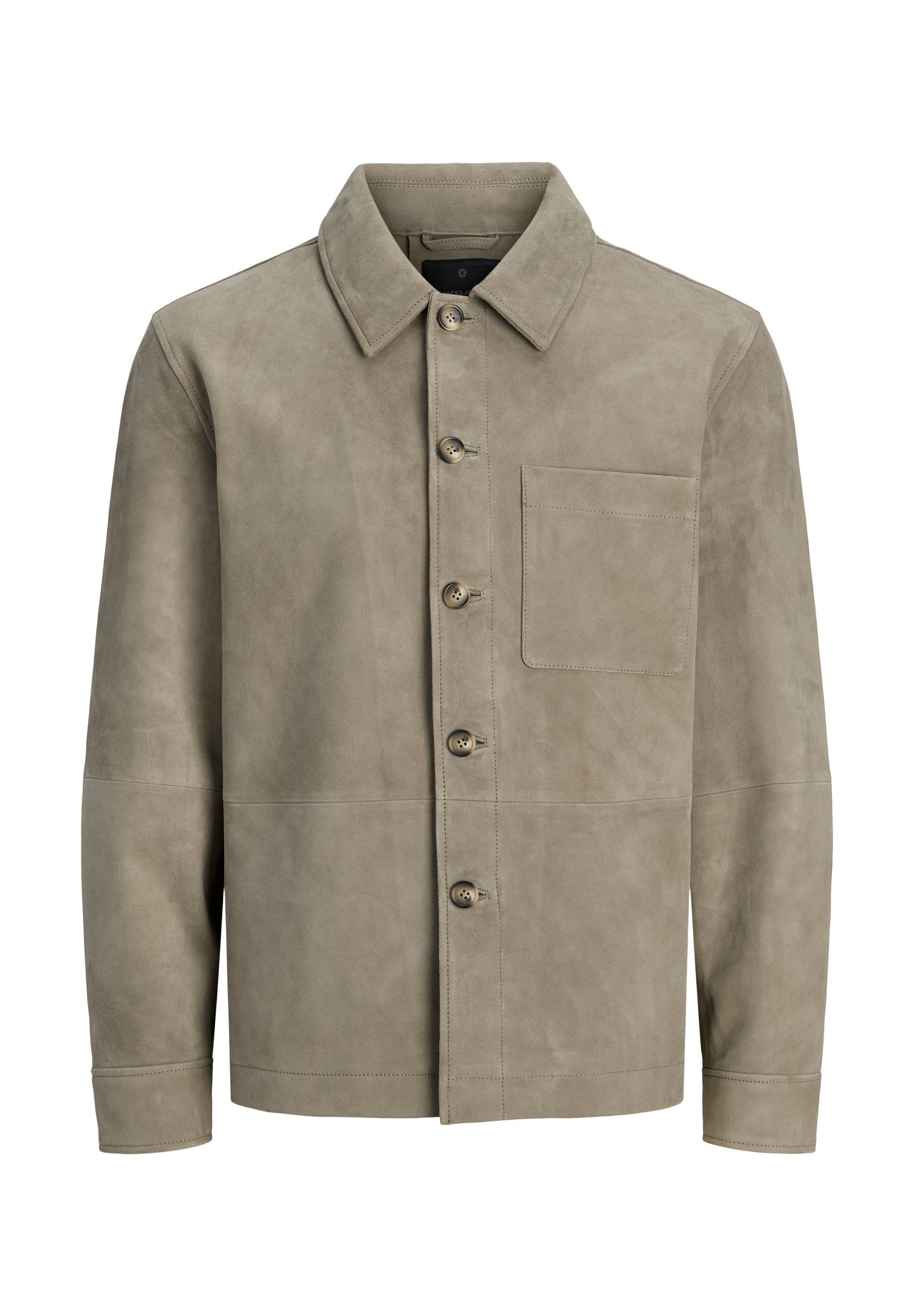Suede Suede - Leather jacket - smokey olive
